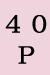 40P